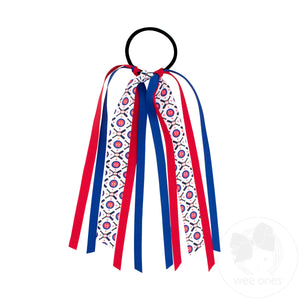 Chicago Cubs Logo Print Streamer Pony
