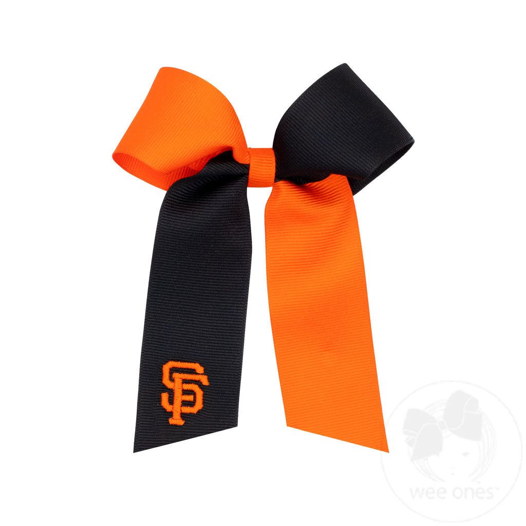 Medium San Francisco Giants Two-Tone Embroidered Cheer Bow
