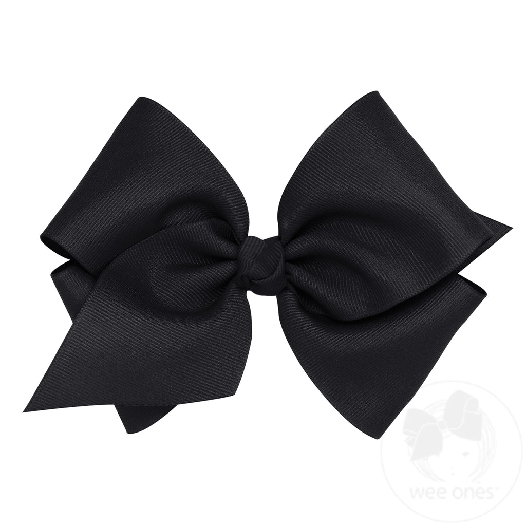 Mini King Classic Grosgrain Hair Bow (Knot Wrap)
