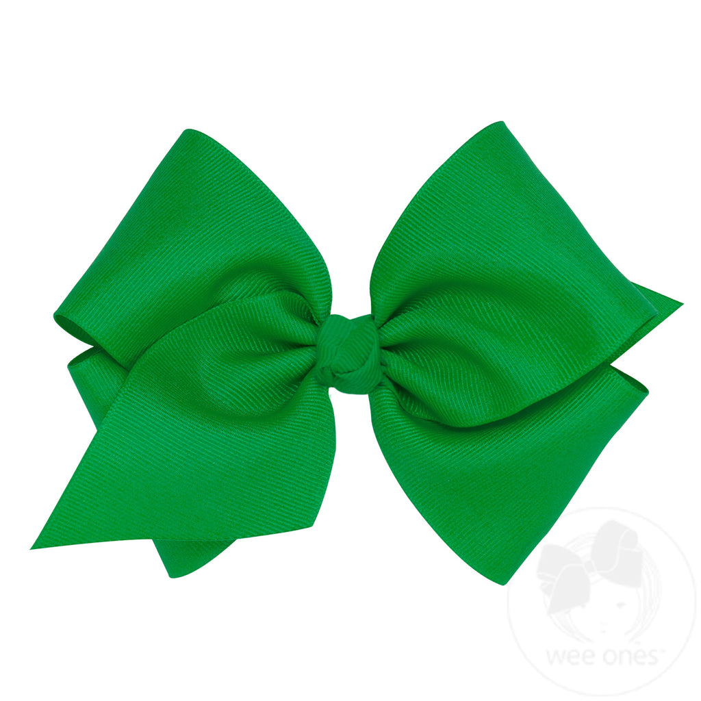 Mini King Classic Grosgrain Hair Bow (Knot Wrap)