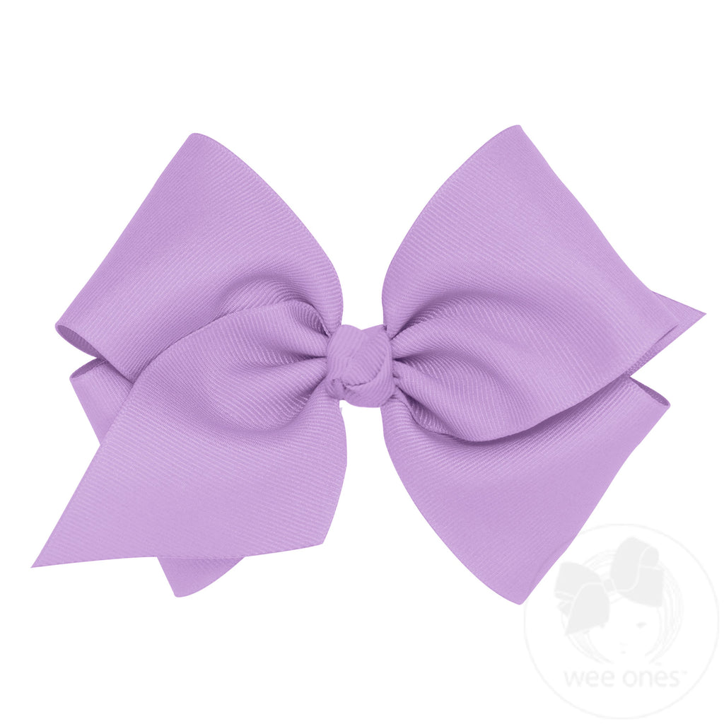 Mini King Classic Grosgrain Hair Bow (Knot Wrap)
