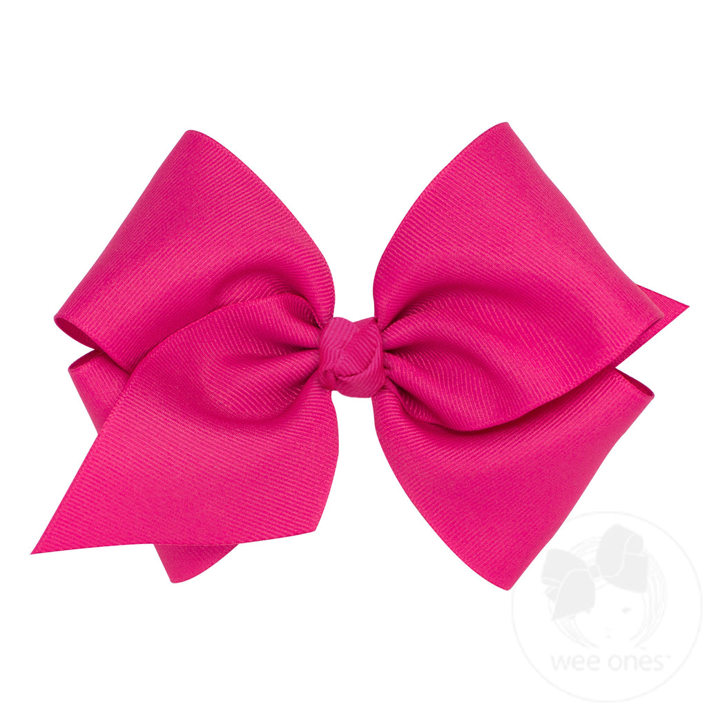 Mini King Classic Grosgrain Hair Bow (Knot Wrap)