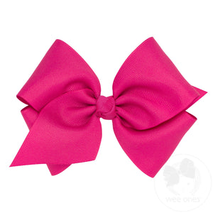 Mini King Classic Grosgrain Hair Bow (Knot Wrap)