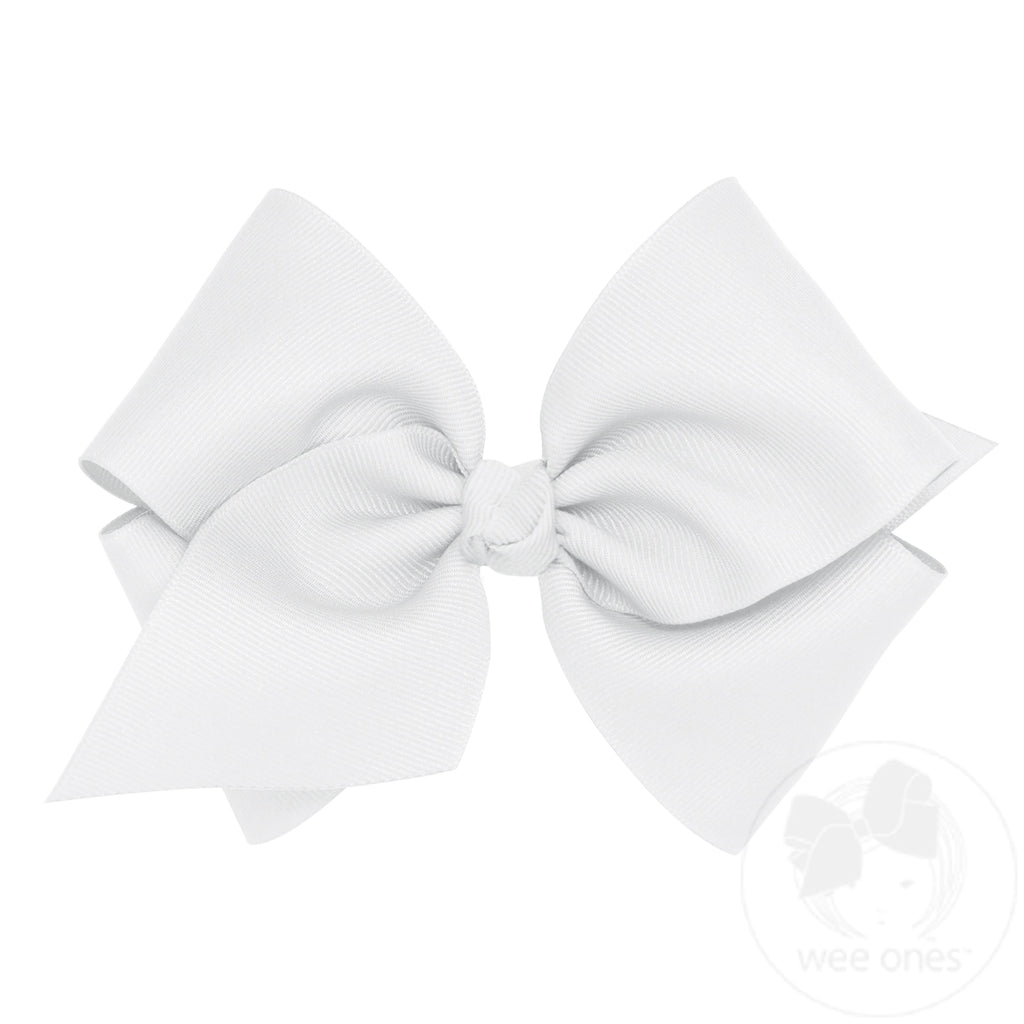 Mini King Classic Grosgrain Hair Bow (Knot Wrap)