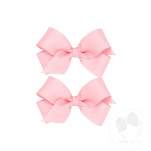 Mini Grosgrain Hair Bow Two Pack