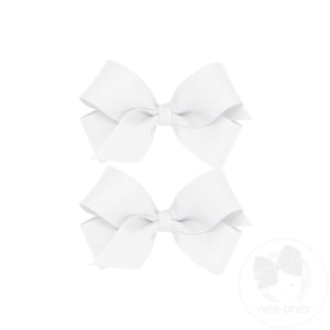 Mini Grosgrain Hair Bow Two Pack