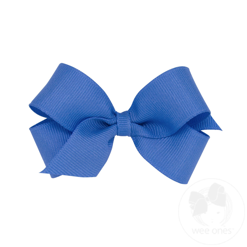 Mini Classic Grosgrain Hair Bow (Plain Wrap)