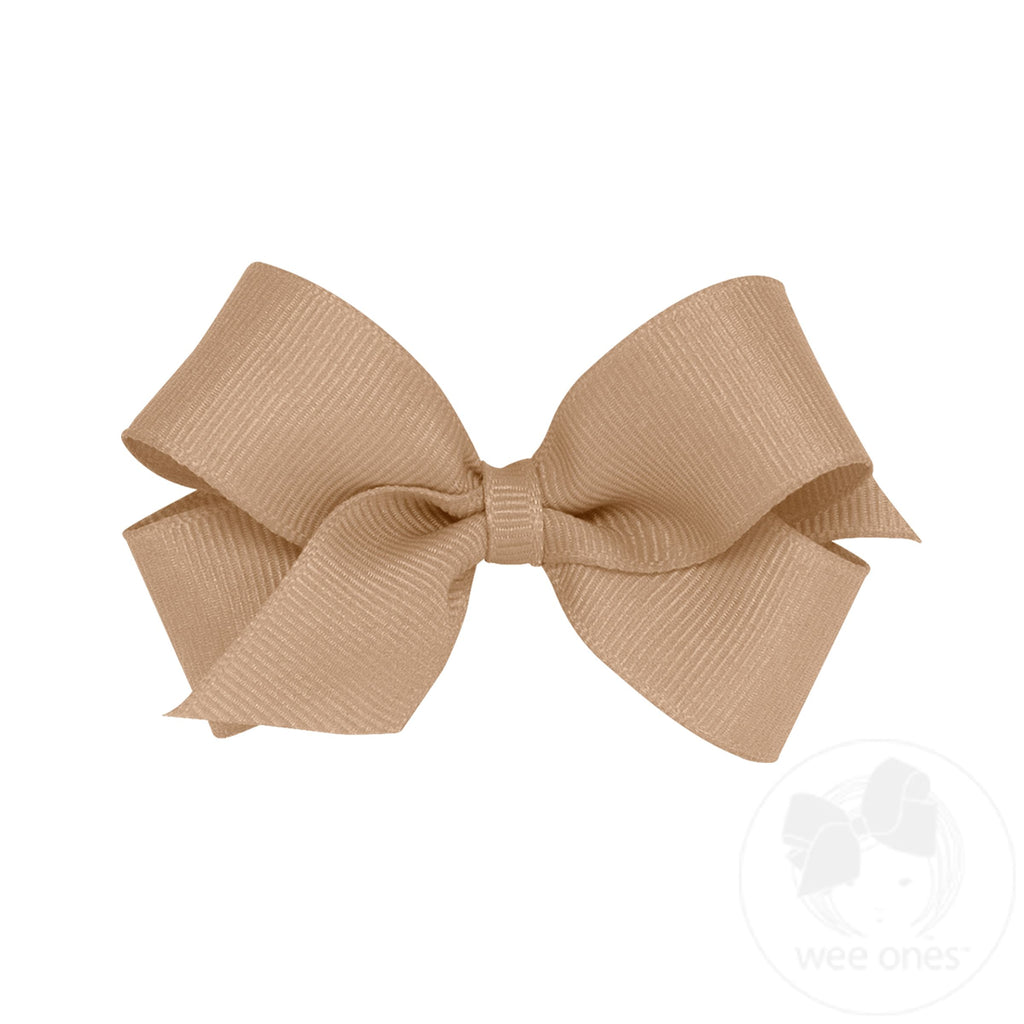 Mini Classic Grosgrain Hair Bow (Plain Wrap)