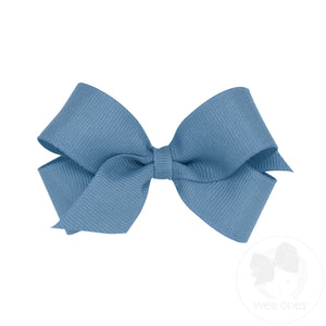 Mini Classic Grosgrain Hair Bow (Plain Wrap)