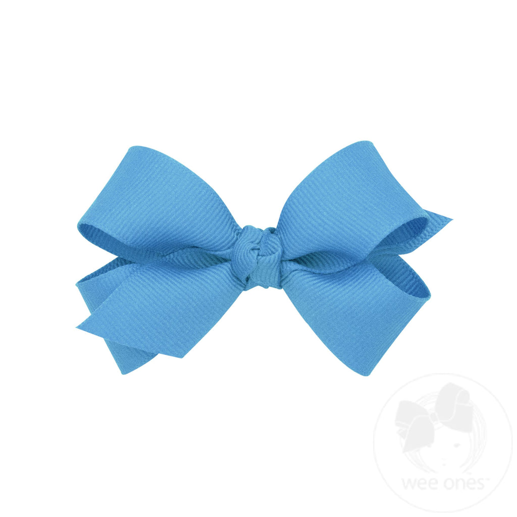Mini Classic Grosgrain Hair Bow (Knot Wrap)