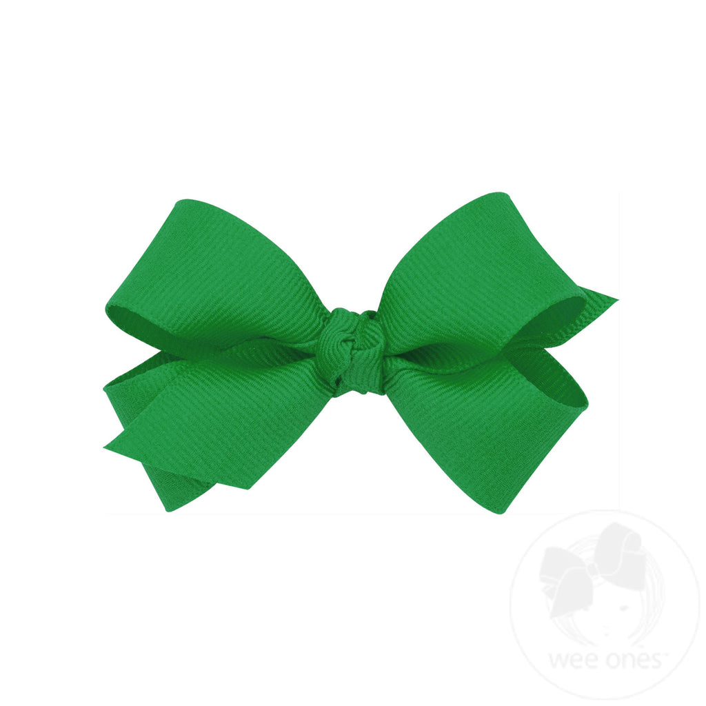 Mini Classic Grosgrain Hair Bow (Knot Wrap)