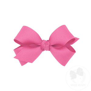 Mini Classic Grosgrain Hair Bow (Knot Wrap)