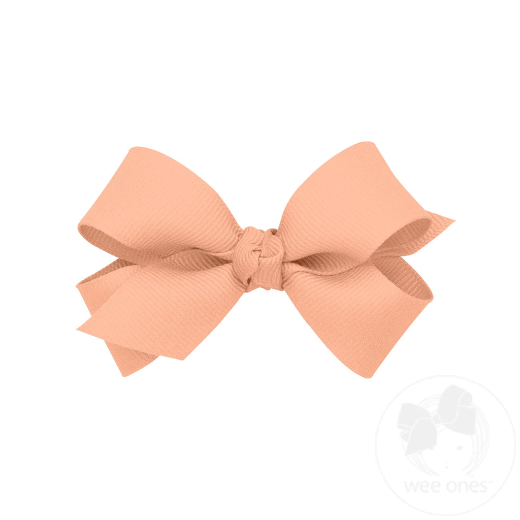 Mini Classic Grosgrain Hair Bow (Knot Wrap)