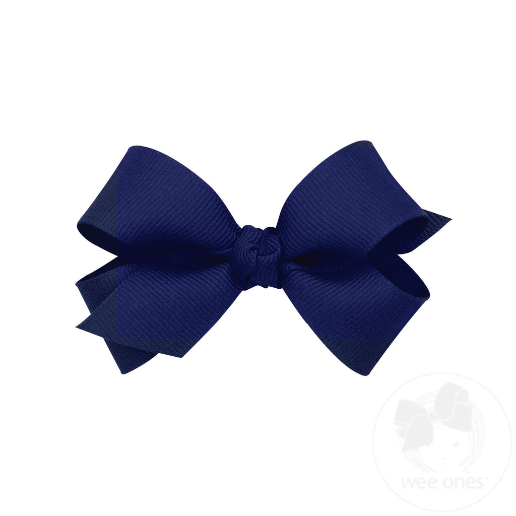 Mini Classic Grosgrain Hair Bow (Knot Wrap)