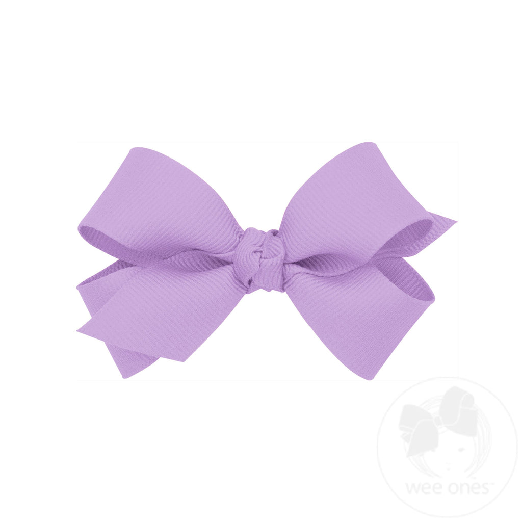 Mini Classic Grosgrain Hair Bow (Knot Wrap)