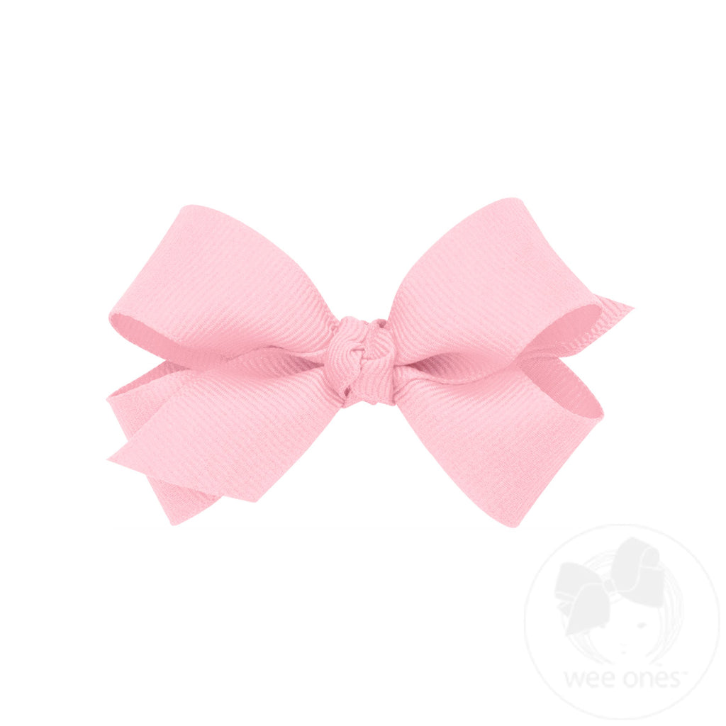 Mini Classic Grosgrain Hair Bow (Knot Wrap)