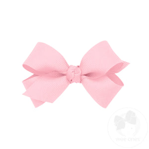 Mini Classic Grosgrain Hair Bow (Knot Wrap)