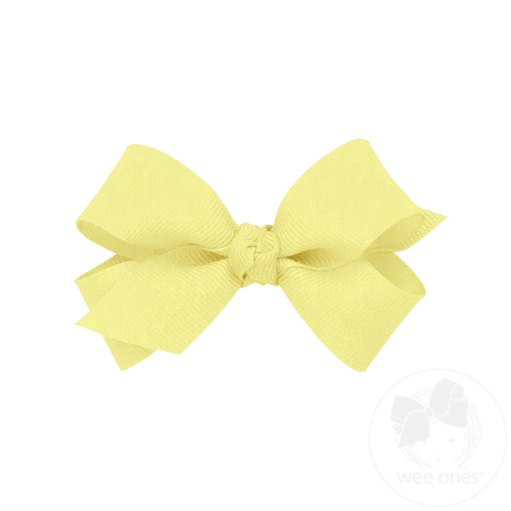 Mini Classic Grosgrain Hair Bow (Knot Wrap)