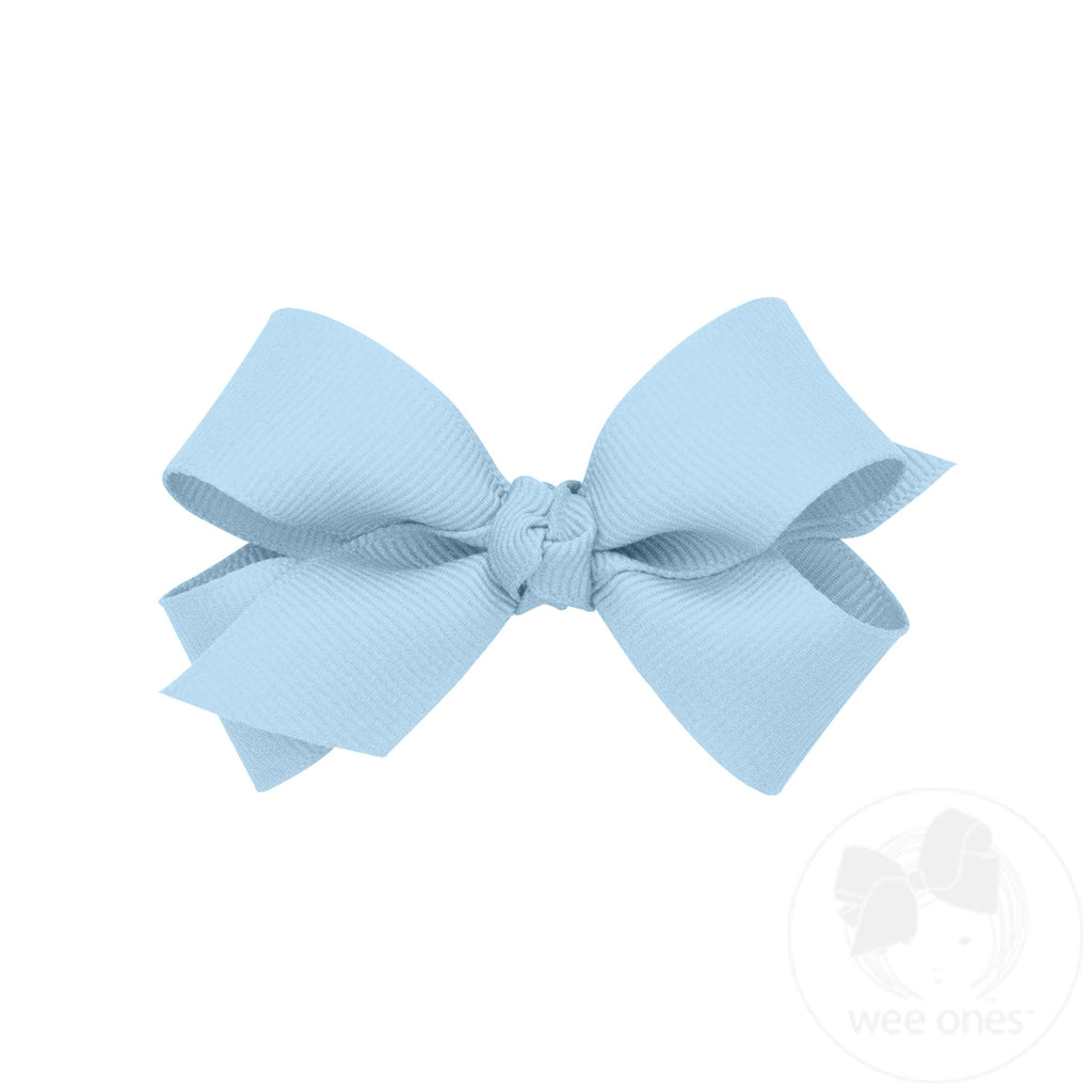 Mini Classic Grosgrain Hair Bow (Knot Wrap)