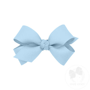 Mini Classic Grosgrain Hair Bow (Knot Wrap)