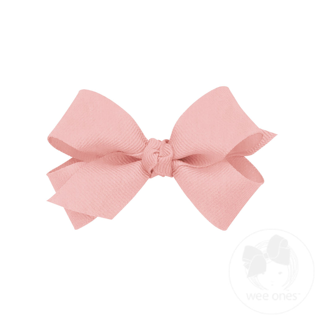 Mini Classic Grosgrain Hair Bow (Knot Wrap)