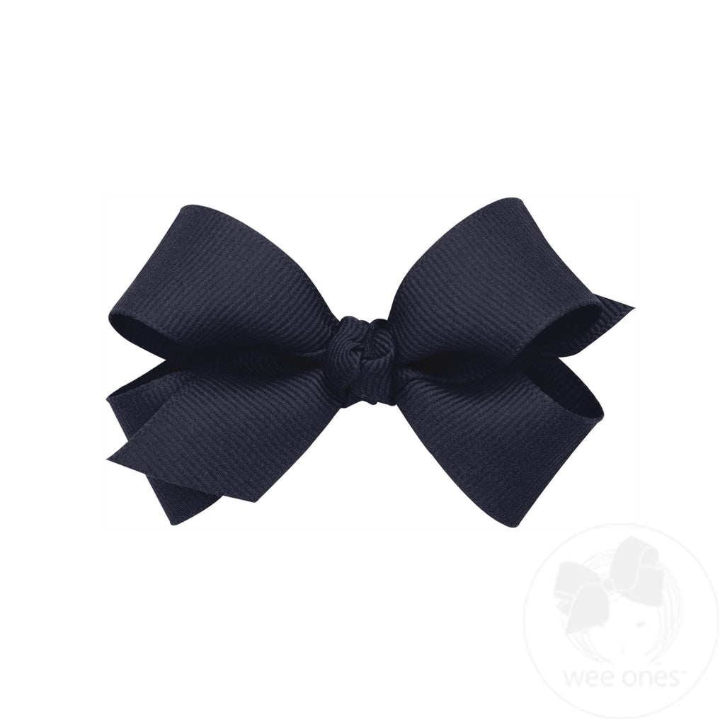 Mini Classic Grosgrain Hair Bow (Knot Wrap)