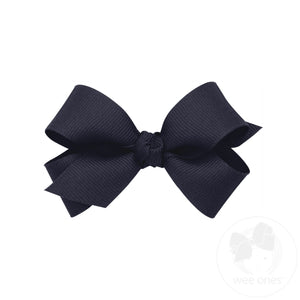 Mini Classic Grosgrain Hair Bow (Knot Wrap)