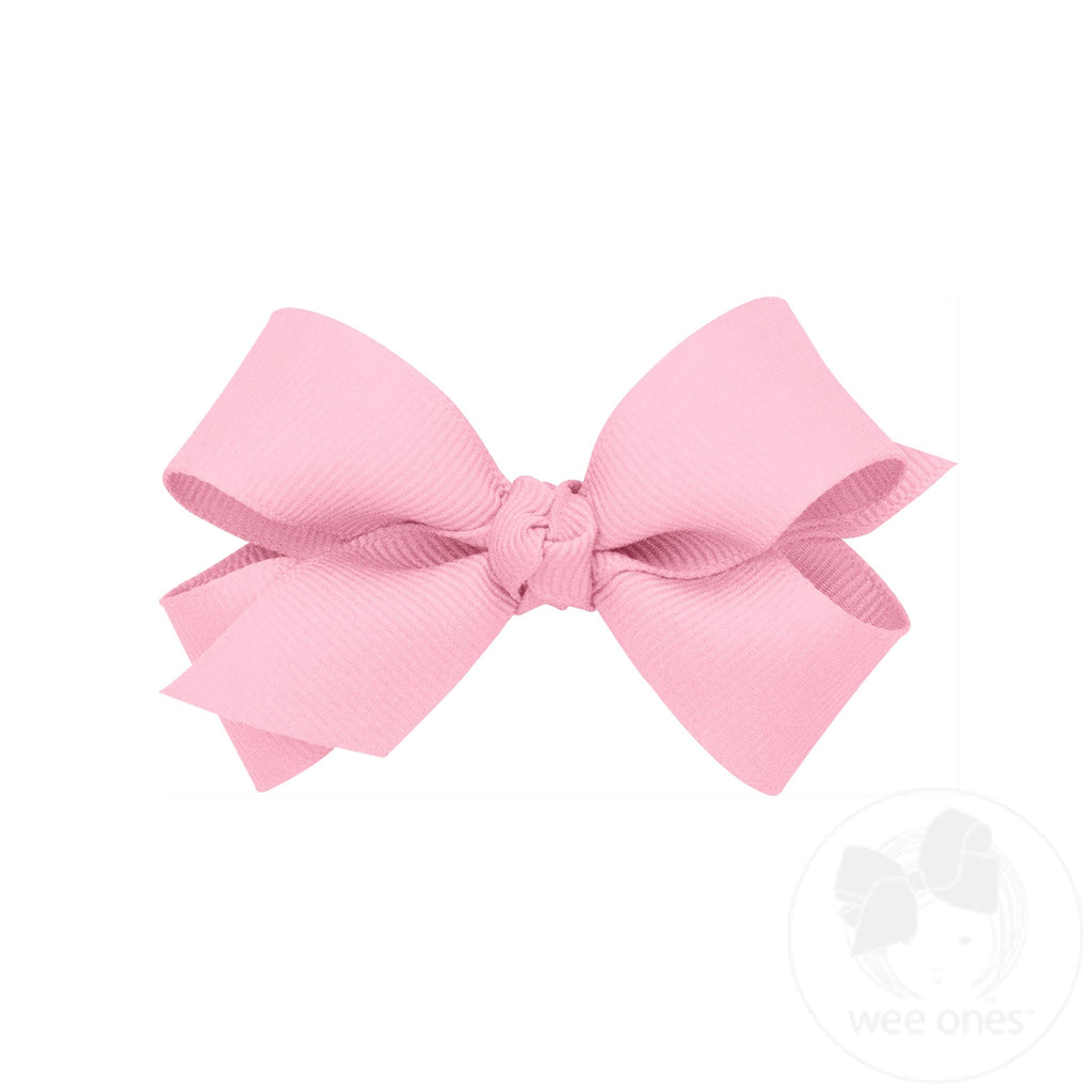 Mini Classic Grosgrain Hair Bow (Knot Wrap)