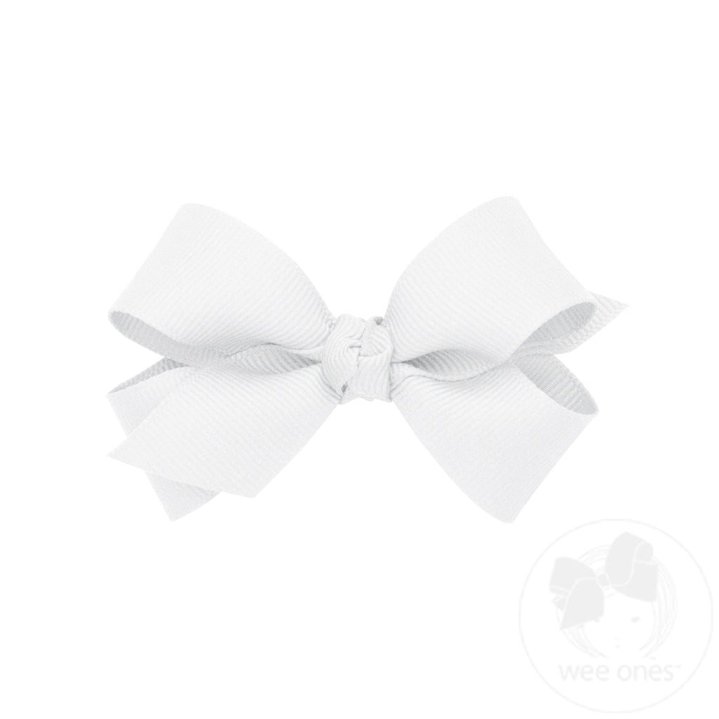 Mini Classic Grosgrain Hair Bow (Knot Wrap)