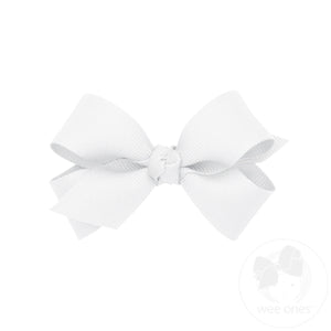 Mini Classic Grosgrain Hair Bow (Knot Wrap)