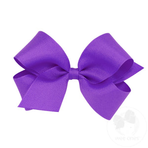 Medium Classic Grosgrain Hair Bow (Plain Wrap)