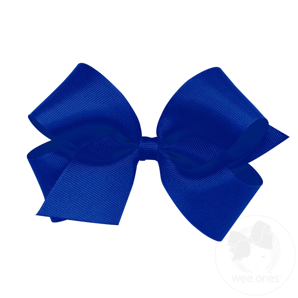 Medium Classic Grosgrain Hair Bow (Plain Wrap)