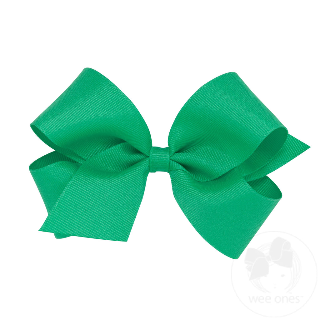 Medium Classic Grosgrain Hair Bow (Plain Wrap)