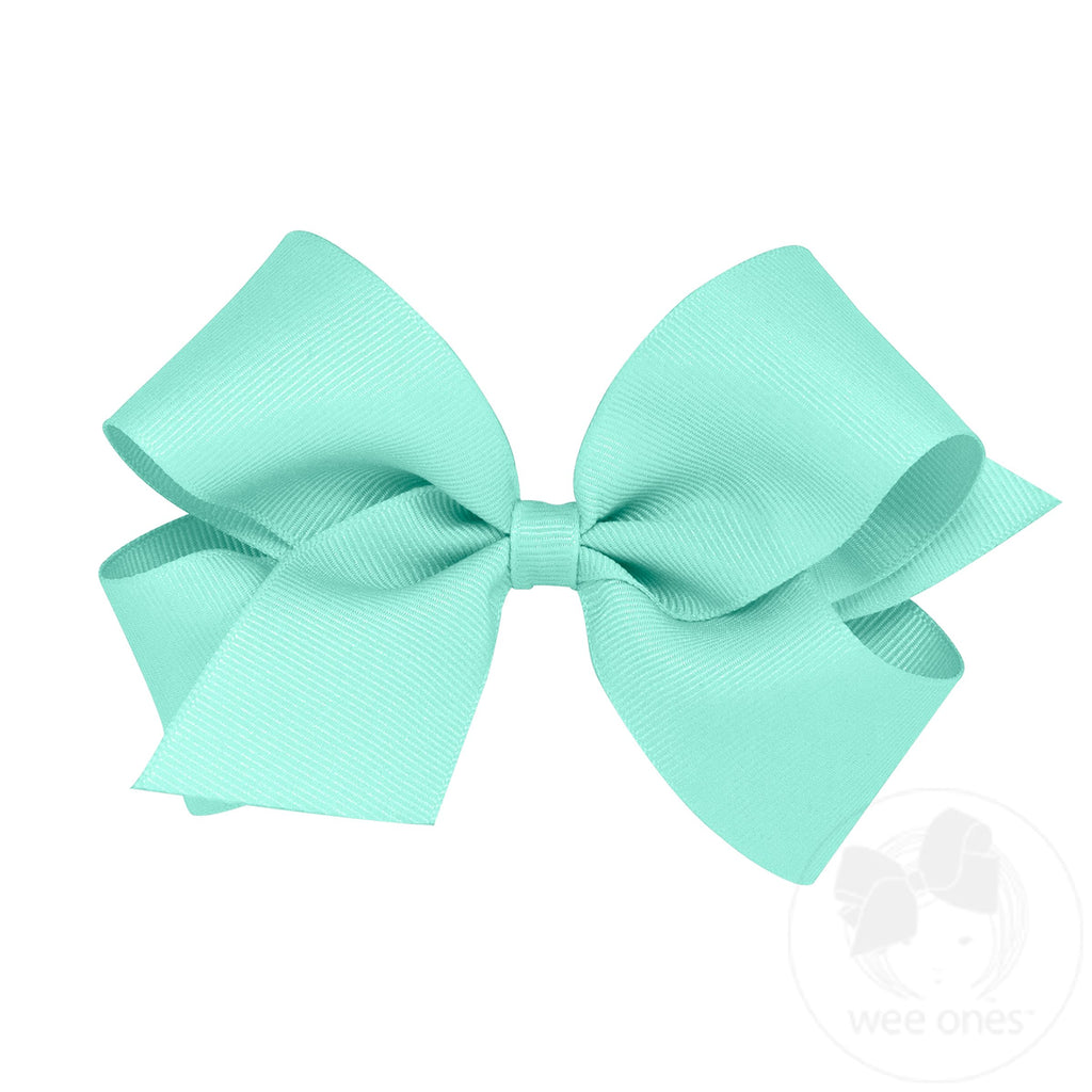 Medium Classic Grosgrain Hair Bow (Plain Wrap)