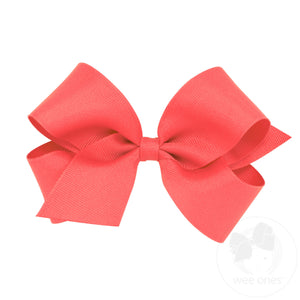 Medium Classic Grosgrain Hair Bow (Plain Wrap)