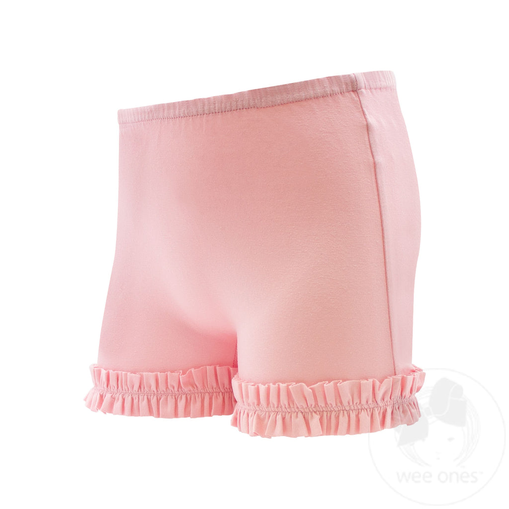 Ruffle WundershortsTM in Light Pink