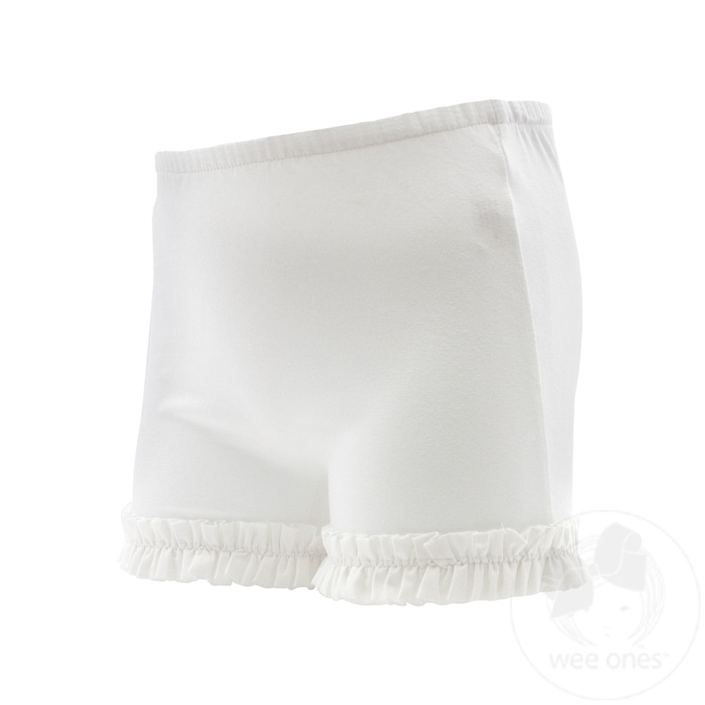 White Ruffle Wundershorts™