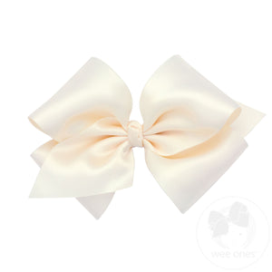 Wee Ones Mini Ribbon Bow in Light Pink – Eyelet & Ivy