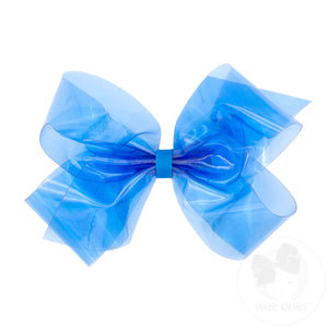 King WeeSplash Colored Vinyl Bow with Plain Wrap