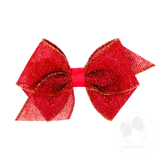 Extra Small Glimmer Sparkle Girls Hair Bows