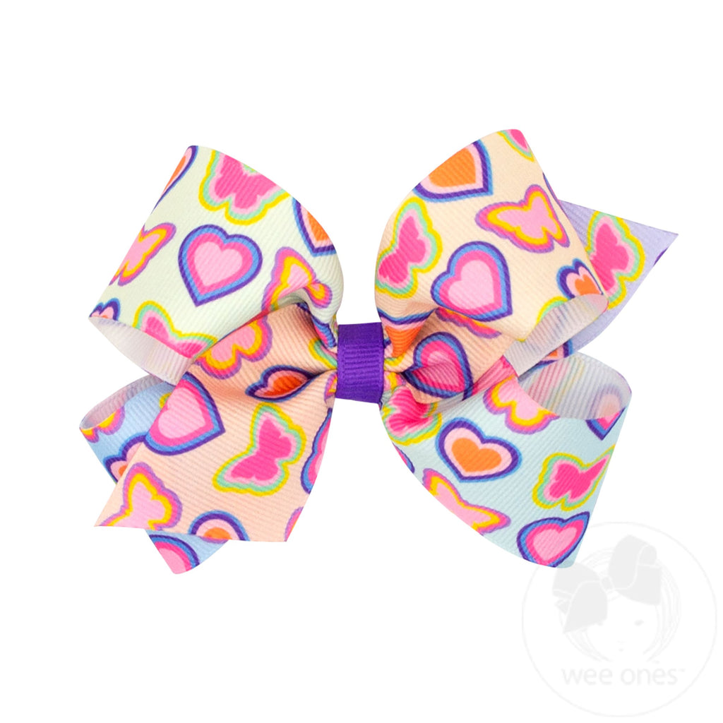 Medium California Dreamin Novelty Print Grosgrain Bows