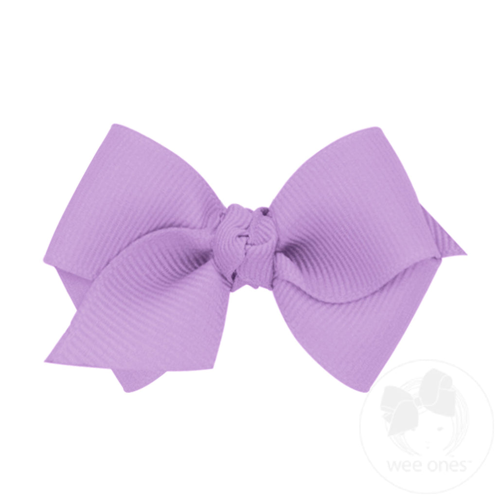 Wee Classic Grosgrain Girls Hair Bow (Knot Wrap)