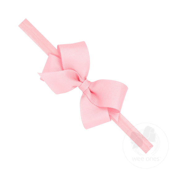 Wee Ones Mini Ribbon Bow in Light Pink – Eyelet & Ivy