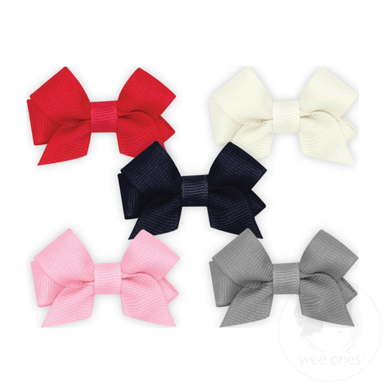 NEW MULTIPACK! Five Tiny Front-tail Grosgrain Bows