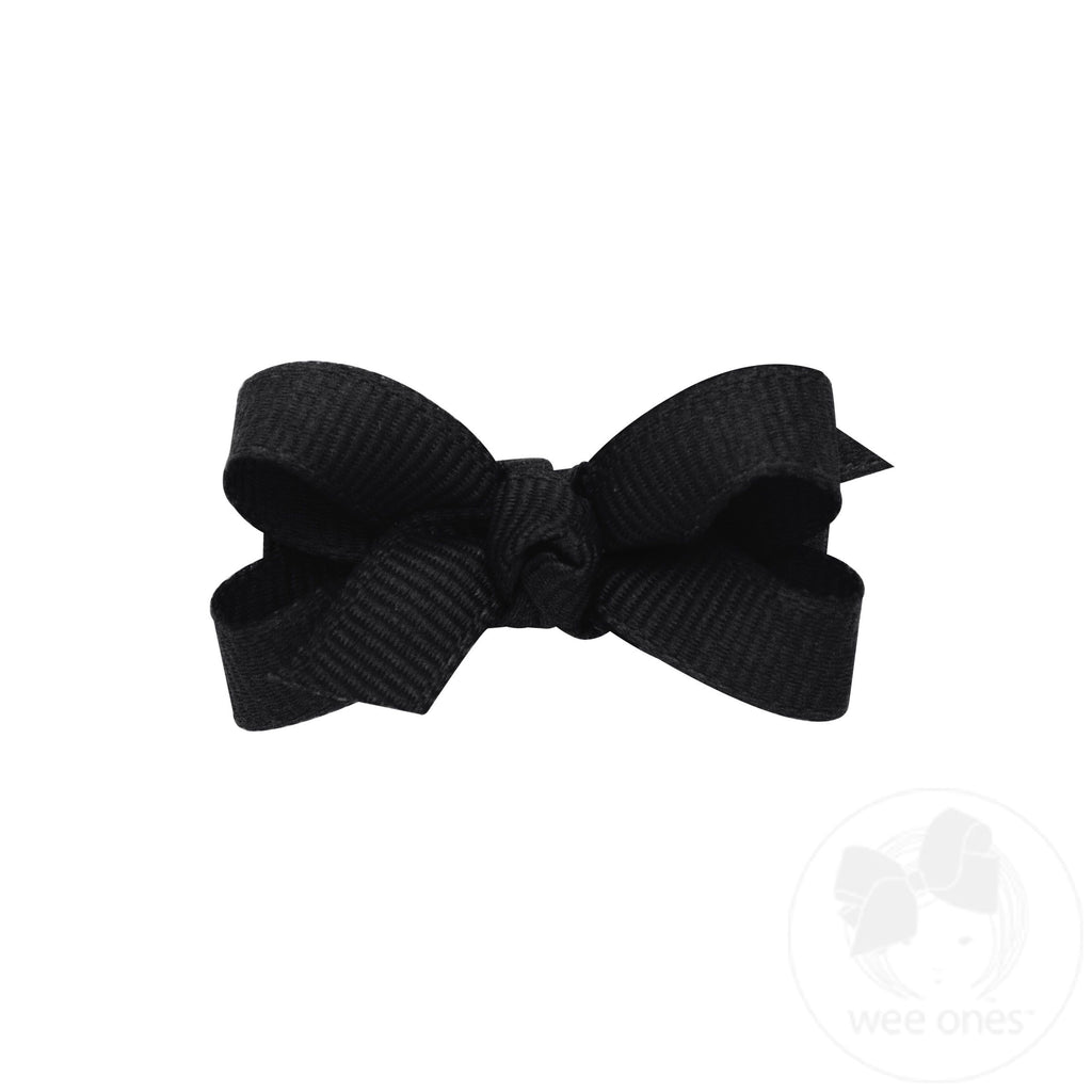 Baby Classic Grosgrain Hair Bow with Knot Wrap