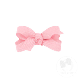 Baby Classic Grosgrain Hair Bow with Knot Wrap