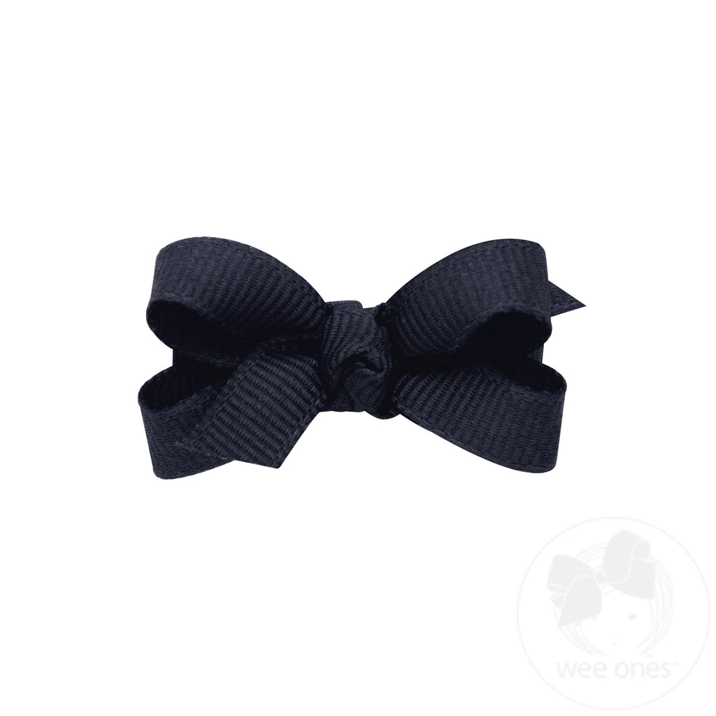 Baby Classic Grosgrain Hair Bow with Knot Wrap