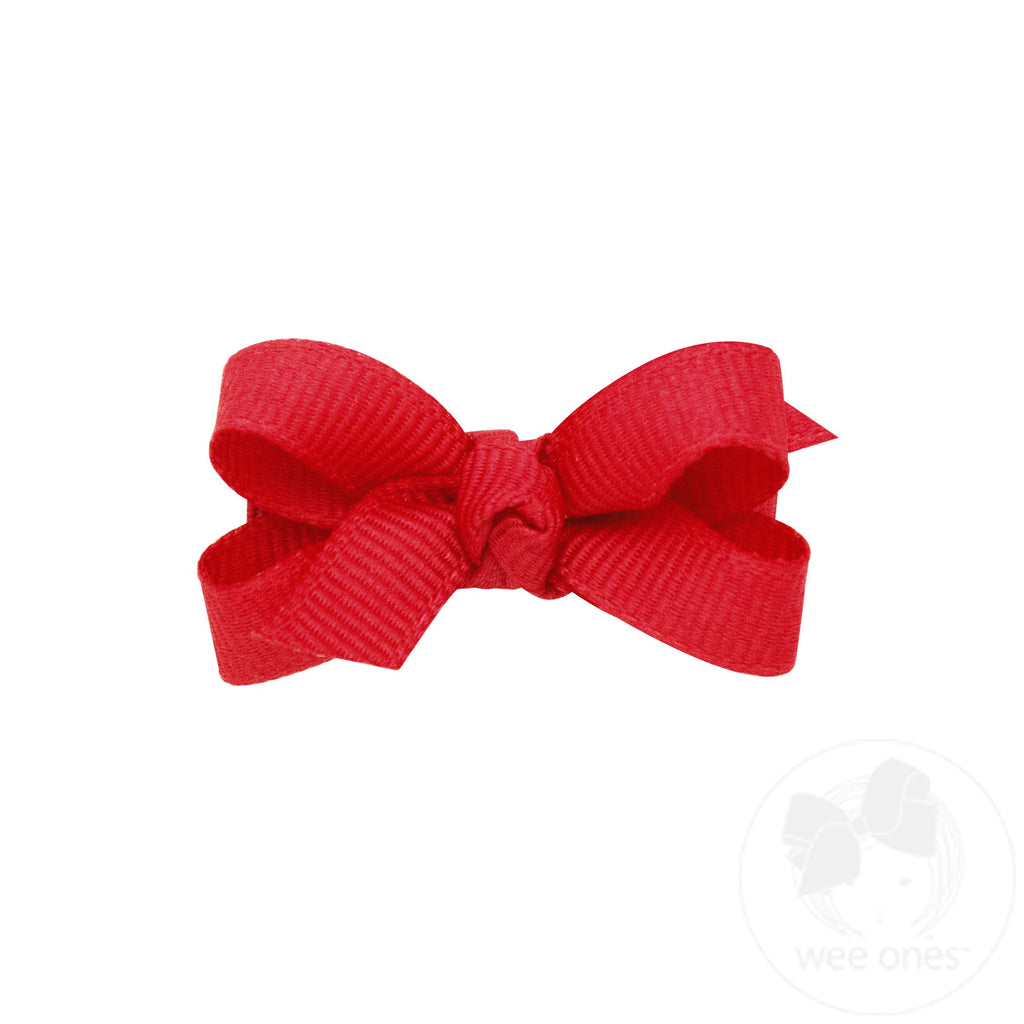 Baby Classic Grosgrain Hair Bow with Knot Wrap