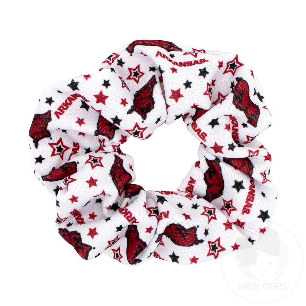 Signature Collegiate Logo Print Scrunchie