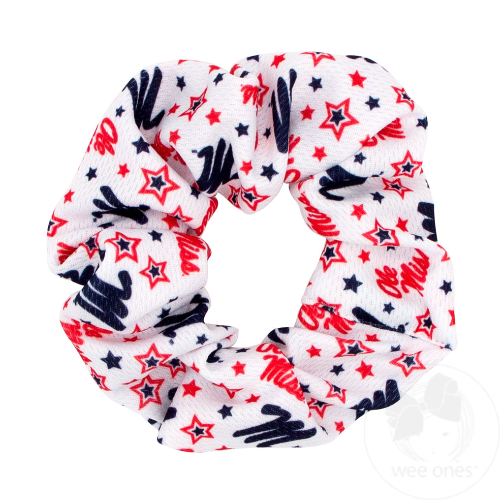 Signature Collegiate Logo Print Scrunchie